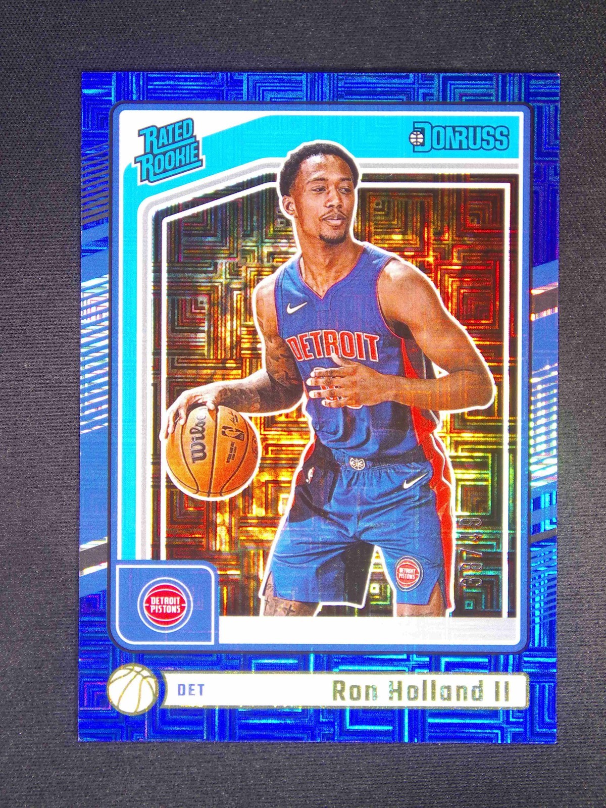 2024-25 Panini Donruss Ron Holland II #236 RC Rated Rookie Blue Choice /49