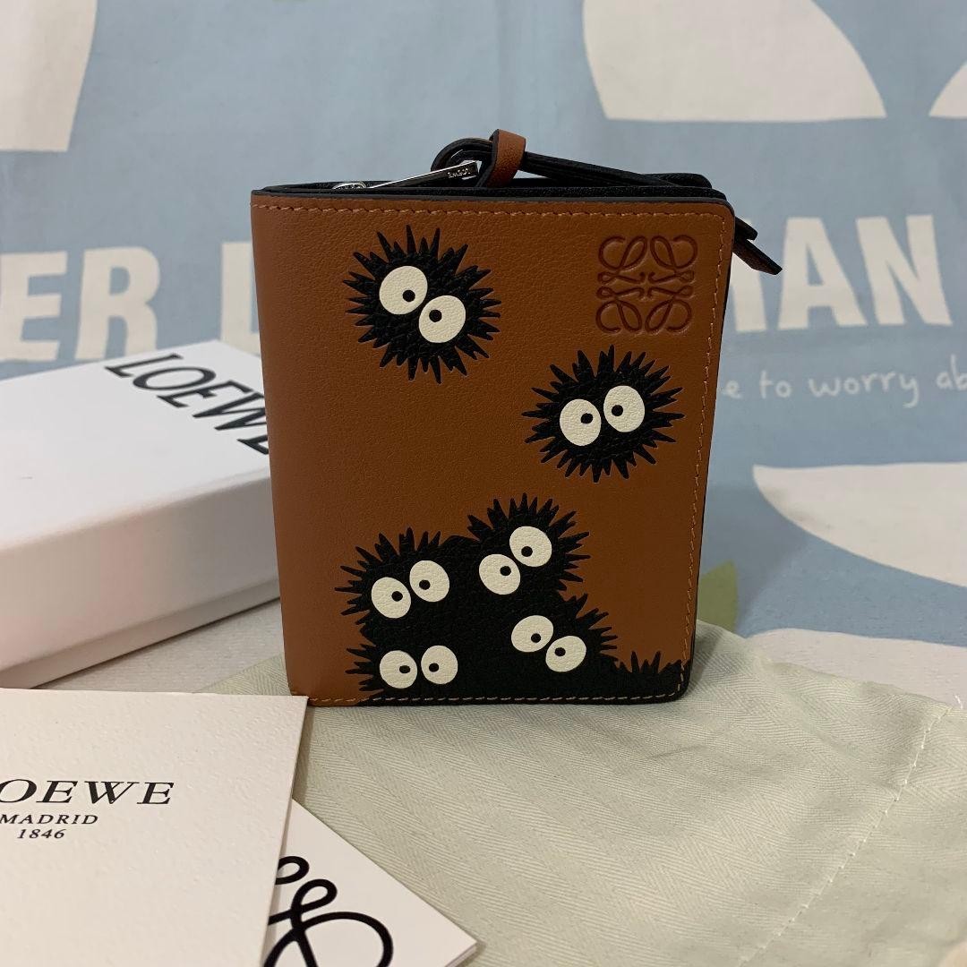 Loewe x Studio Ghibli My Neighbor Totoro Soot Sprite Wallet from