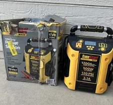 EVERSTART MAXX 1200A JUMP STARTER,AIR COMPRESSOR, USB,AC POWER # J5CPDE