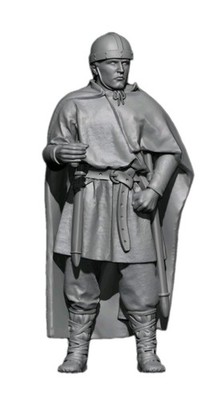 Mittelalter Westgoten Asturier 1:16 unbemalt High Detail 3D gedruckt Modell Figur 