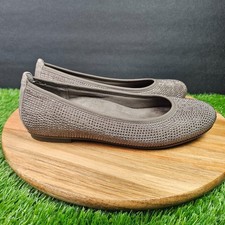 Vionic Willow Shoes Women s 7 Brown Ballet Flats Embellished Shimmer TVW4581