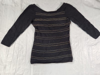 Armani Exchange AX women's Cashmere Blend sweater Small S Black