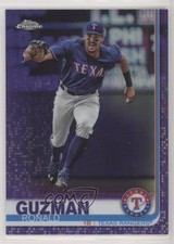 2019 Topps Chrome Purple Refractor 277/299 Ronald Guzman #40 z6b