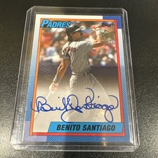 2020 Topps Archives BENITO SANTIAGO Fan Favorites ON CARD Auto Padres FFA-BSA