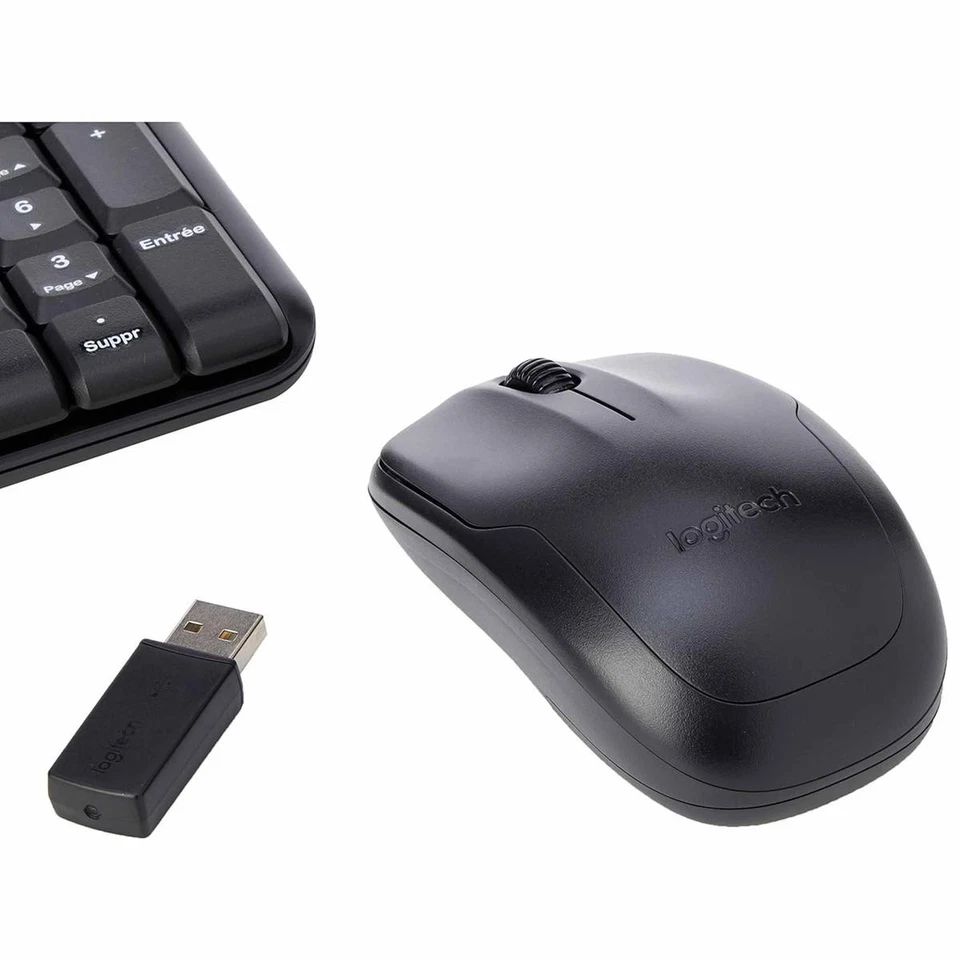 Logitech MK220 Wireless Mouse And Keyboard Kit Azerty Layout French FR Set - Image 3 of 4