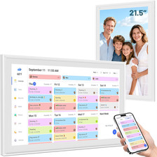 Digital Calendar, 21.5 Inch Smart Wall Calendar 2026 Planner Chore Chart, Gi