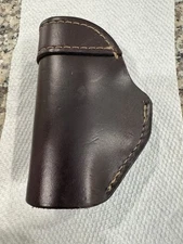 The Defender Leather IWB Holster - Fits Most J Frame Revolvers Incl. Ruger LCR, 