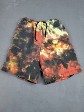 Nike Air Jordan Sweat Shorts Boys M 10 12 Multicolor Drawstring Baggy Artistic