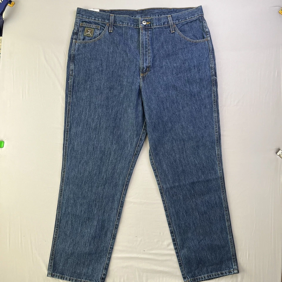 Pantalones de mezclilla Cinch Green Label para hombre 40x32 azul calce relajado pierna cónica Western Rodeo nuevos con etiquetas Foto 2 de 4