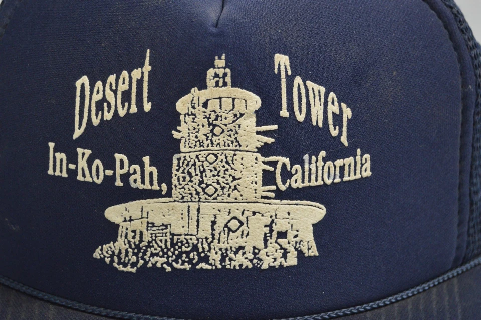 Vintage Desert Tower In-Ko-Pah California Baseball Hat Trucker Cap Adjustable - Image 2 of 4