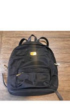 Michael Kors Nylon Backpack Black Gold Medium