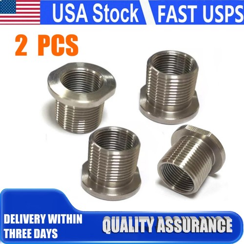 NEW2 Pac Premium Thread Adapter 1/2x28 to 5/8x24 Stainless Steel… | eBay