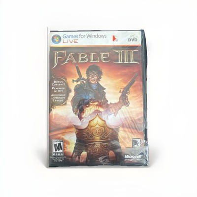 Fable III (3) PC/Games for Windows Live 2011 Brand New Factory Sealed