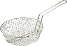 8" Nickel-plated steel Culinary Basket, Nickel Plated Steel