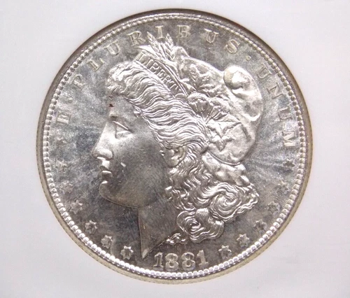 1881 "S" Morgan SILVER Dollar $1 NGC MS65 #001 Gem BU Uncirculated ECC&C, Inc.