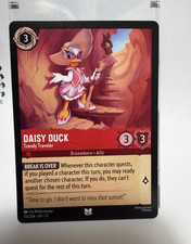Disney Lorcana Daisy Duck Trendy Traveler Cold Foil 115/204 WILDS UNKNOWN En