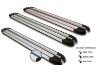 Bragan™ Alu Trittbretter FüR Renault Trafic LWB 2002-2014, Silber/Schwarz