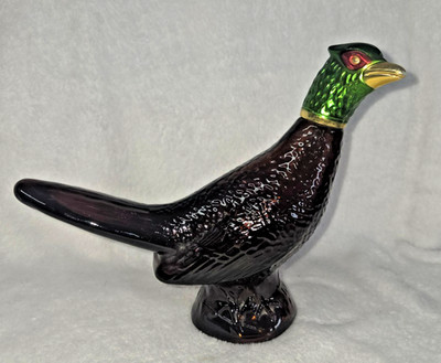 Vintage Avon Pheasant Decanter Empty 1970 s  After Shave Bottle 5 oz
