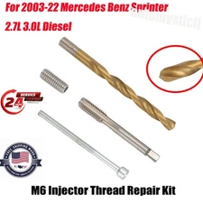 Injector Thread Repair Kit M6 For 2003-22 Mercedes Sprinter 2.7L 3.0L Diesel