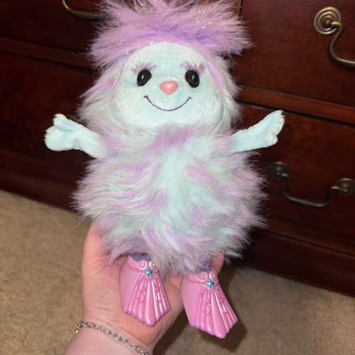 2005 BARBIE BIBBLE FAIRYTOPIA PURPLE BLUE PLUSH DOLL TOY ANIMAL MERMAIDIA - Picture 5 of 8