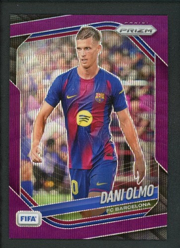 2025-26 DANI OLMO 38/49 PANINI PRIZM FIFA WAVE PURPLE