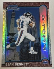 1999 Bowman Chrome Interstate Refractor Sean Bennett #206 Rookie RC /100 Giants
