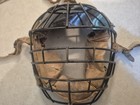 Antique 1930s-40s Wire Cage Baseball Catcher's Mask - Glare Guard - Horsehair... — photo 2
