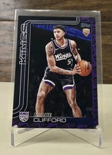 2025-26 Topps Flagship #224 Nique Clifford Team Logo Border SSP Rookie RC Kings
