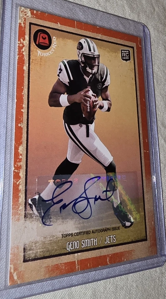 2013 Topps Turkey Red - Geno Smith RC AUTO #91 Autographs - Image 2 of 4