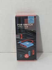 New Nintendo Switch Dock USB-C Hub Adapter 4KHDMI Docking Station Portable TV