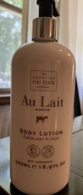 Scottish Fine Soaps Company Au Lait Body Lotion 16.9 oz Almond