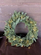 Balsam Hill Wreath 26  Candlelight LED Clear ...