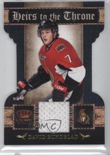 2011-12 Panini Crown Royale Heirs to the Throne Materials David Rundblad #20 q2b