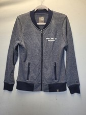 New Era Blizzard Talent Acquisition Bomber Jacket Full Zip Blue Women Large 3587