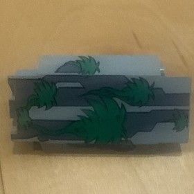 (2)-LEGO 2345 Light Gray Panel 3x3x6 Corner Wall 6278 Enchanted Island Pirates