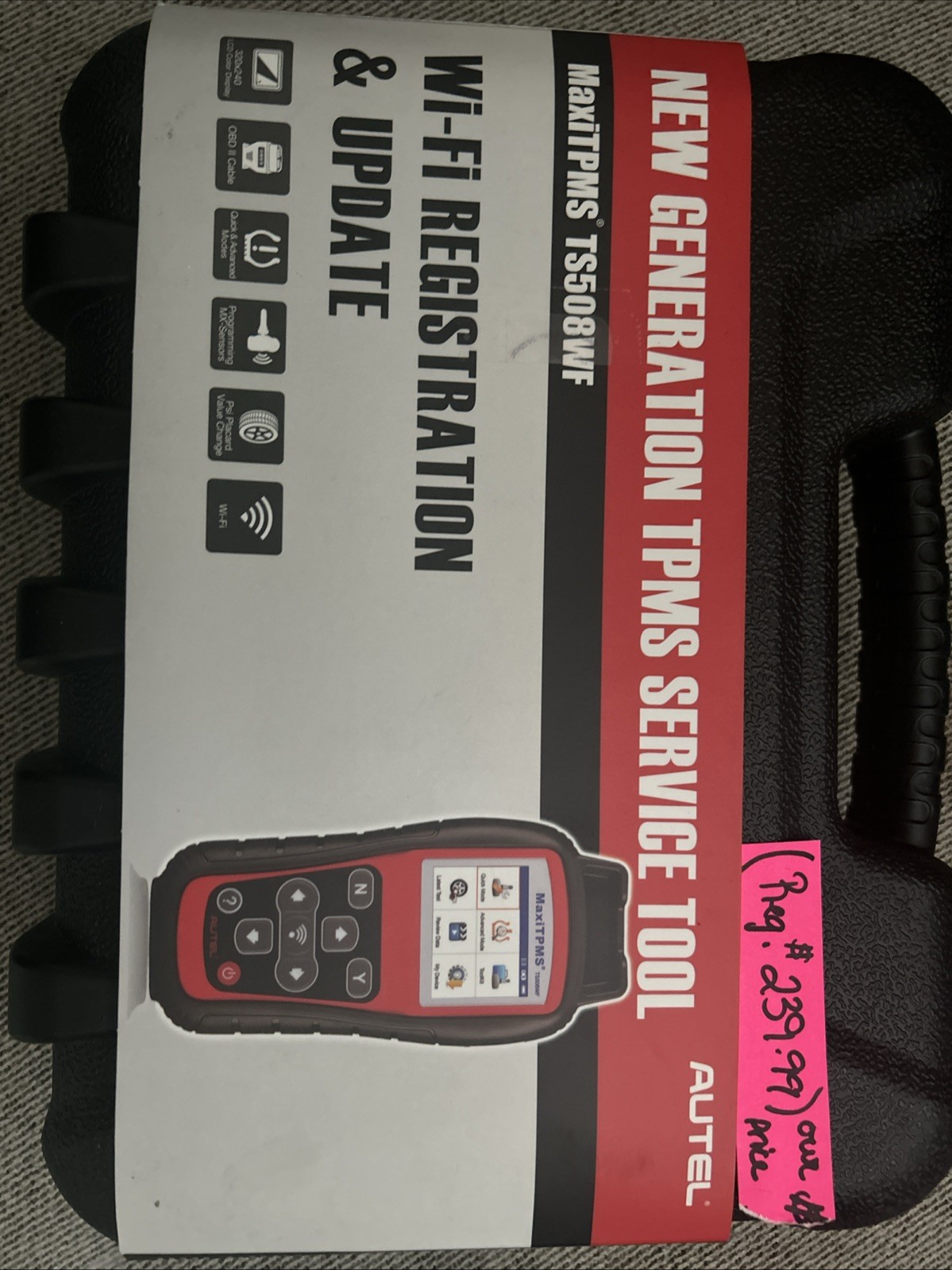 Autel MaxiTPMS TS508WF TPMS Diagnostic Service Tool Wi-Fi OBDII Sensor Scanner