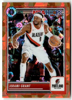 Panini Premium Stock 2023-24 NBA No. 22 Jerami Grant Orange Ice Prizm 109/125