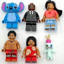 Lego New Minifigures From Set Lilo and Stitch Beach House 43268 Disney Figures