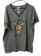 Torrid Star Wars Park Ranger Ewok Gray T-Shirt Size 4