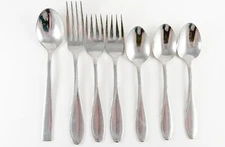 Lot Of 7 PCS Oneida Stainless Flatware Pieces Forks Spoon Vintage Mixed