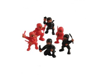 12 Mini Ninja Characters Toy Favor Gift Cake Decoration Karate