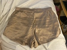 Lunya Washable Silk Shorts Pajama Light Copper Size Small