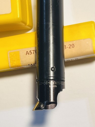 Sandvik Silent Tool Boring Bar 1/2” Indexable Head A570-3C D12 08-20 + More! - Picture 11 of 14