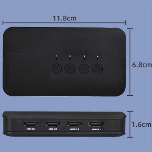 HDMI1.4b 4X1 Switcher Host 4 Ports KVM Switch For 4 Computer Share 1 HD Monitor - 第 6/16 張圖片