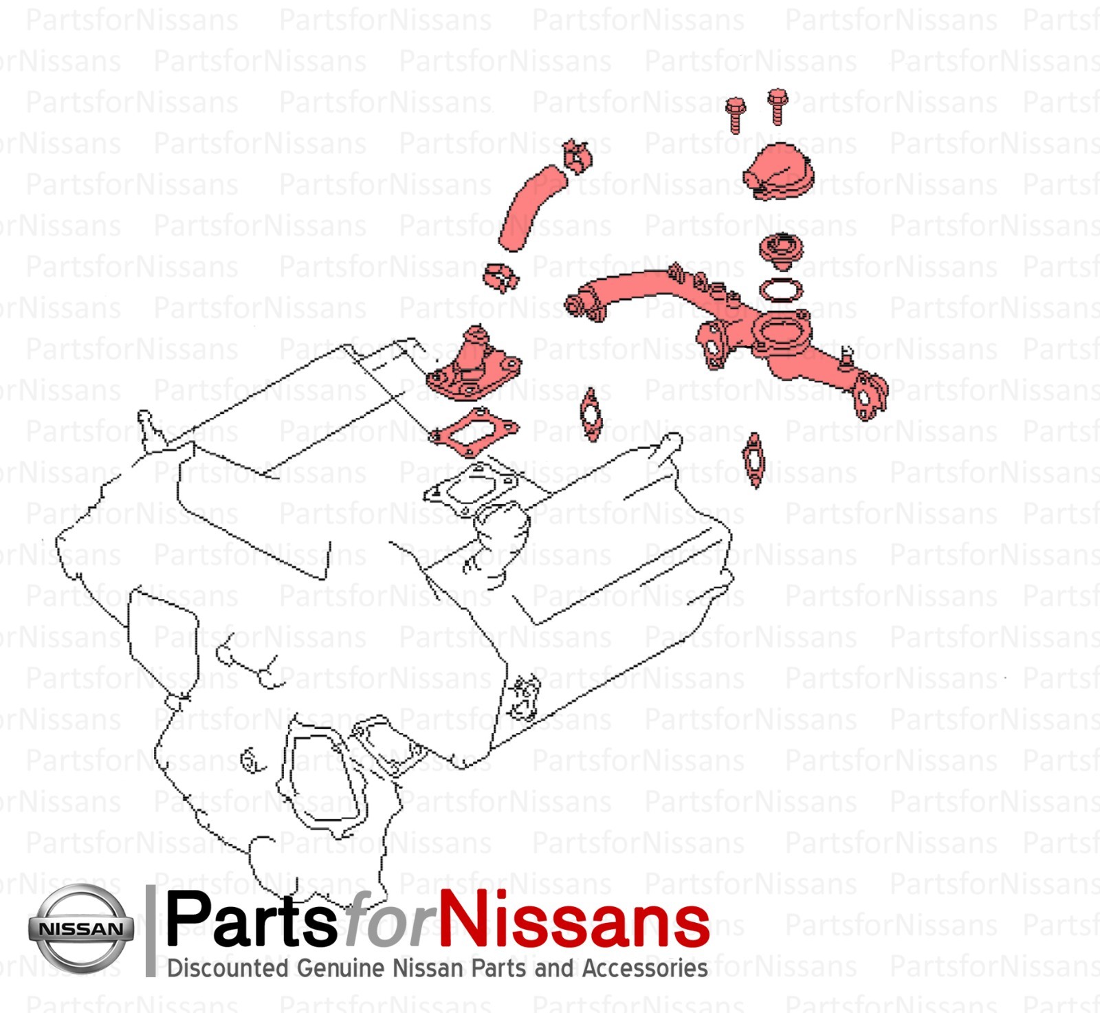 GENUINE NISSAN 20032007 350Z G35 COOLANT COOLING PIPE HOSE KIT UPGRADE