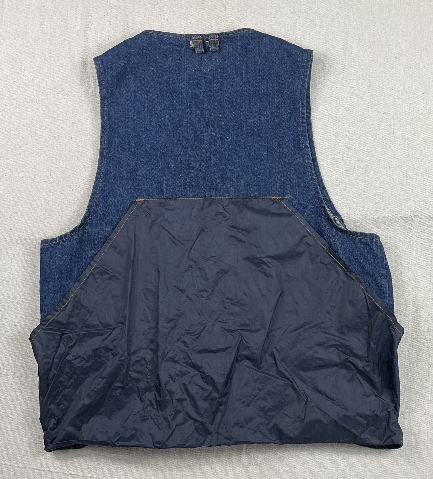 Vintage Mens Denim Vest Kmart Brand Western Jacket Hu… Gem