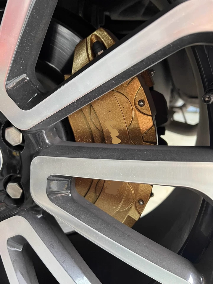 4Pcs For Land Rover/Range Rover LR4/LS430/HSE/Base/Sport Gold Caliper Covers — 第 2/4 张图片