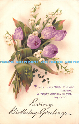 R449782 Herzlich ist mein Wunsch wahr und aufrichtig A Happy Birthday to you my dear Lovin