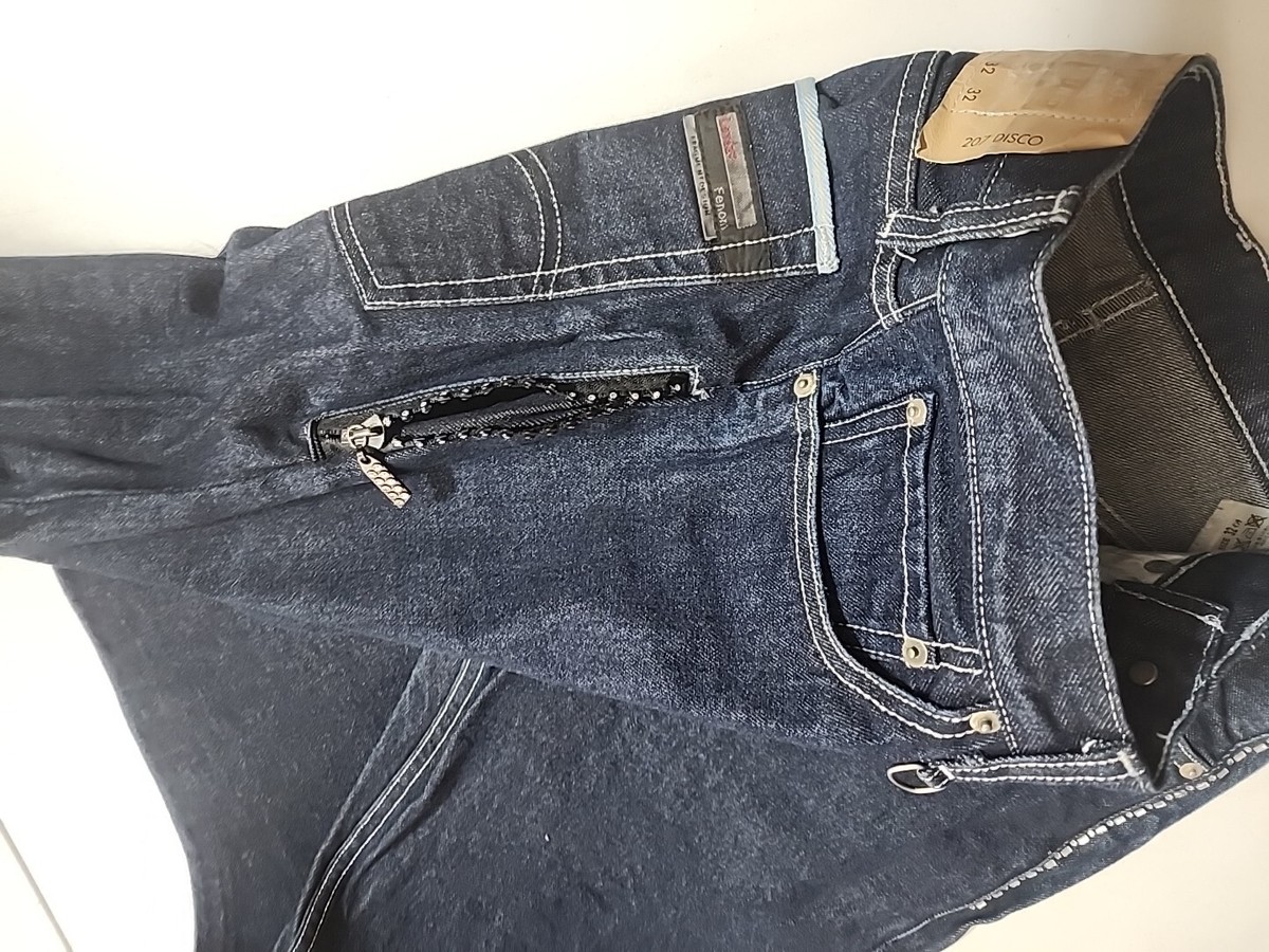 Levi's 207 Disco Selvedge Blue Denim Jeans size 32 x 32 Made in