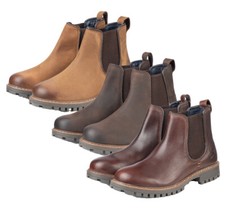 Men's Leather Chelsea Boot Work Ankle Boots Footwear For Men Smart Casual Rydale